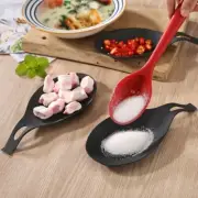 6pcs Spoon Holder Spoon Rest Pad Grade Spoon Heat Resistant Put Mat Kitchen