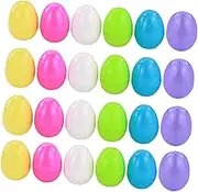 PERSELOSO Easter for Boys and Girls Easter Egg Hunt Decorations Plastic Eggs Party Supplies Empty Plastic Eggshell Boxes