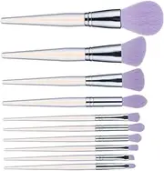 [LALADEFIEE] Essential Makeup Brush Set 10pcs for Travel Eye Shadow Foundation Blush