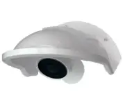 Sun Rain Shade Sunshade Cover Shield for Outdoor NEST IQ ARLO RING Camera-WHITE