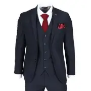 Paul Andrew Parker - Men's Navy Tailored Fit Blazer