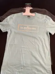 QuickSilver Youth 2-pack Tees, size XL 18/20 Gray, Blue, New With Tags!