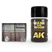 AK Interactive Weathering: Wash For Wood 35ml Enamel Paint