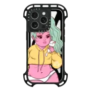 iPhone 16 Pro Ultra Bounce Case MagSafe Compatible Stay Fierce by Mel Stringer
