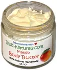 Organic Body Butter - Vanilla Citric, mango butter, olive oil and essential oils