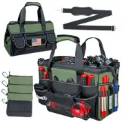 Heavy Duty Tool Bag 20-Inch, 28-Pocket Portable Soft Tool Box Organizer
