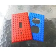 Lego compatible outlet and light switch