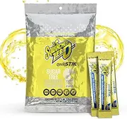 Sqwincher ZERO Qwik Stik - Sugar Free Electrolyte Powdered Beverage Mix, Lemonade (Pack of 50)