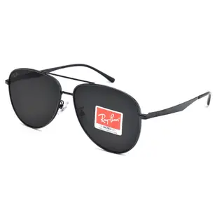 RayBan雷朋 太陽眼鏡 RB3712D 00287-62mm 雙槓飛官框 成毅同款 - 金橘眼鏡