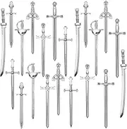 Zonon 21 Pieces Sword Bookmark Miniature Sword Charms Mini Antique Knife Pendants for Bookmarks DIY Necklace Bracelet Jewelry Making(Silver)