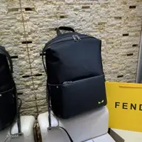 在飛比找iOPEN Mall優惠-芬迪Fendi小怪獸背包容量很足放現金手機電腦經典設計百搭時