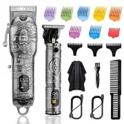 Hair Clippers for Men T-Blade Trimmer Set,Barber Clippers,Clippers for Hair C...