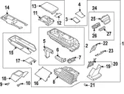 Genuine Nissan Outer Finish 96931-5MV0A