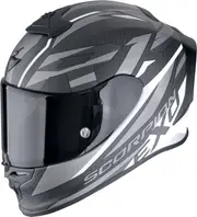 Scorpion EXO-R1 Evo Carbon Air Runner, full face helmet , color: Matt Black/White/Grey , size: S