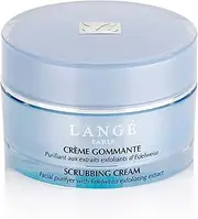 LANGE Soft Skin Scrubbing Face Cream - Gently Exfoliates Skin And Restores Radiance - Refines Skin Texture - Revitalizes Complexion - Eliminates Impurities And Dead Cells - Sweet Scented - 1.7 Oz