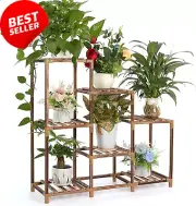 Plant Stand Plant Shelf,Wood Plant Stands Multifunctional Creative Plant Shelves