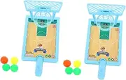 Interactive Basketball for Boys and Girls 2 Sets of Brain Educational Toys Desktop Basketball Game for Children's Birthday Random