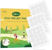 Itch Relief Patch 60pcs Anti Itch Stickers Nature Formula Hydrocolloid Fast Bite Itch Relief Chemical-Free & Safe for Kids Reduces Swelling Prevents Scratching Minimize Dark Marks Available in 3 Sizes