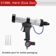Hard Glass Glue Air Rubber Tool Aluminium Pneumatic Seam Sealer Glue Gun 310ML