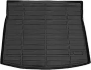 X AUTOHAUX 1pc Cargo Liner Rear Trunk Mat for Volkswagen Taos AWD 2022-2024 Not for FWD TPE Black Trunk Cargo Luggage Boot Tray Mat Flat Face Long Stripe Pattern