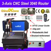 3-Axis CNC Steel 3040 Router Milling Engraving Carving Machine & Linear Guide