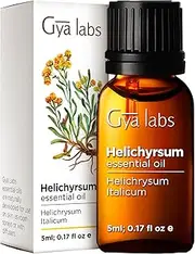 [Gya Labs] Helichrysum Essential Oil - Natural Helichrysum Oil - Helichrysum Oil For Skin, DIY, Self-Care, Aromatherapy, Candle Making - Sweet, Earthy Scent (5ml)