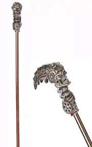 Steampunk Cane 19th Century Gentlemens Victorian Walking Stick