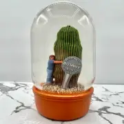 Dulton Cactus Uncle Stylish Snow Globe