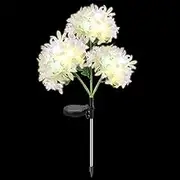 Maciun Hydrangea Solar Lights, Realistic Light Up Hydrangea Flower Waterproof, Blooming Flower Garden Decor, Landscaping Yard Art for Outdoor Garden Yard Lawn Patio