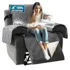 100% Waterproof Recliner Cover 1-Piece Reversible Lazy Boy Recliner Chair