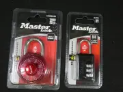 Lot of 2 New Factory Seal Master Tough Under Fire Combination Locks 1530DCM 647D