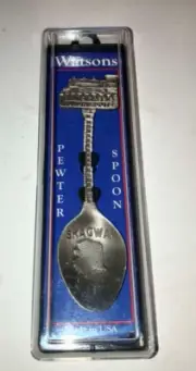 Watsons White Pass & Yukon Route Skagway Alaska Collector Pewter Spoon
