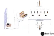 3 Outlet Three Prong Swivel Wall Tap Adapter Converter Charging Polarized