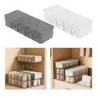 Socks storage box, closet, stackable, clear storage containers for lingerie, bra