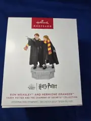 2024 Hallmark Ron Weasley and Hermione Granger Harry Potter Chamber of Secrets