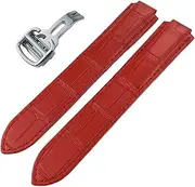 [EKSIL] Calfskin Watch Watchband，For Ballon Bleu De Cartier Convex Type Watch Strap 14/16/18/20/22mm Bracelets
