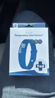 TAD Wearable Temperature Alert Device/ Body Thermometer Bracelet Watch Wristband