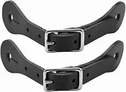 Leather Spur Straps, Adjustment Single Ply Spur Straps, Equestrian Riding Boot Straps for Horse Riders