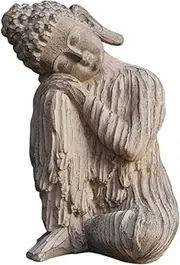 WeiLaiKeQi Buddha Figurine Art Crafts Buddha Garden Statue for Courtyard Entrance Shelf
