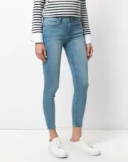 NWT Current/Elliott High Waist Stiletto Skinny Jeans in Richland Size 26 $208