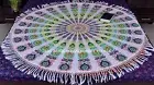 Indian Mandala Beach Throw Yoga Mat Round Tapestry Wall hanging Table Decor Boho