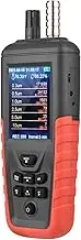 Dust Particle Counter Air Quality Monitor High Sensitivity 3-Channel Pm2.5/10um Temperature and Humidity Monitor Real Time Reading(TC-8200)