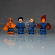 Fantastic Four Minifigures (Set Of 4), Custom Printed, Lego Marvel, Ships Free!