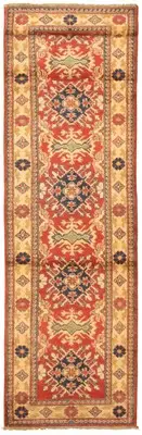 Vintage Hand-knotted Runner Rug 2'8" x 10'9" Traditional Wool Carpet