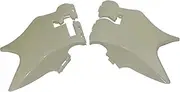 Motorcycle Mudguard Fit for Honda Shadow VT VLX 600 Steed 400 1988-2007 Motorcycle Neck Cover Cowl Wire Covers Side Frame Guard Cowls Set(Unpainted)