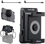 Accsoon SeeMo 4K HDMI Adapter, 4K 30 FPS /1080 p 60 FPS Video Transmission System for iOS12 or Later, Support Video & Real-Time Monitoring/Live Streaming/Recording/Sharing, SD Card Reader