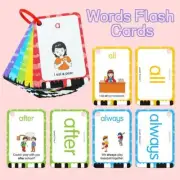 Words Flash Cards,Child Brighter First Words,Vocabulary Flashcards,Pre-sch H7N1