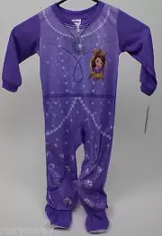 Disney Sofia the First Purple Light Footed Sleepwear Pajamas Size 18 months NWT
