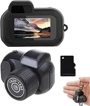 Zoomu Mini Camera Keychain, That Works 2025 New Mini Keychain Camera Portable Micro Cameras, Fhd 1080p with 8g Ram, USB Charging (8G Card)