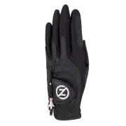 4 Zero Friction Women's Compression One Size Golf Gloves - Right Hand - Black